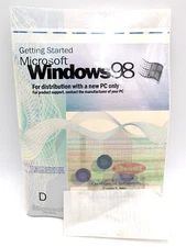 Microsoft Windows 98 New Sealed CD w/ COA & Product Key