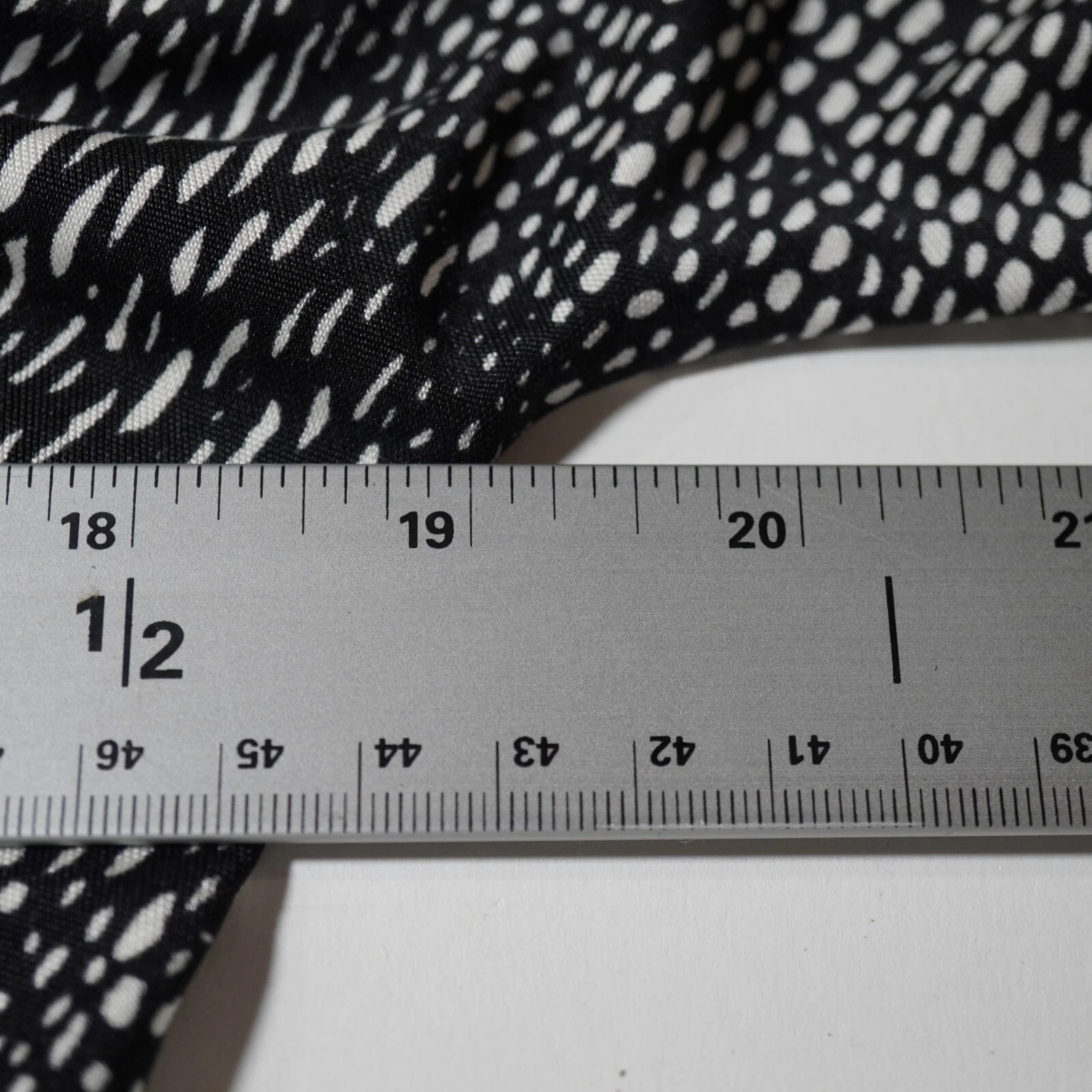 Abito tubino Tory Burch in jersey di seta collo cappuccio tg small nero bianco maniche a 3 4