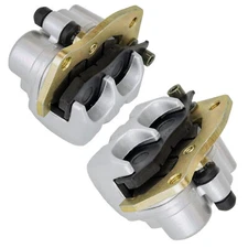 Front Left Right Brake Caliper W/Pads for Yamaha Rhino 700 YXR700 4X4 2008-2013