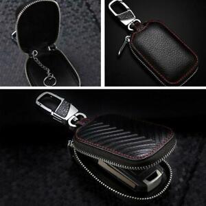 Genuine Leather Auto Key Cover Holder Key Fob Case Bag Universal For Cars US