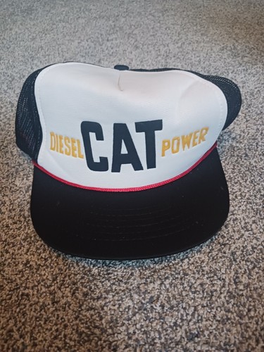 Vintage Diesel Cat Power Vintage Mesh Trucker Hat