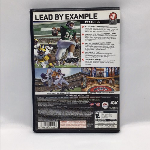 NCAA 08 Football PS2 Sony PlayStation 2 Complete In Box CIB With Manual Tested - Picture 3 of 8