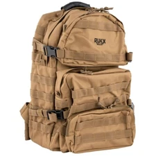 Rukx Gear 123592 American Tactical 3 Day 600D Water Resistant Tan Bag