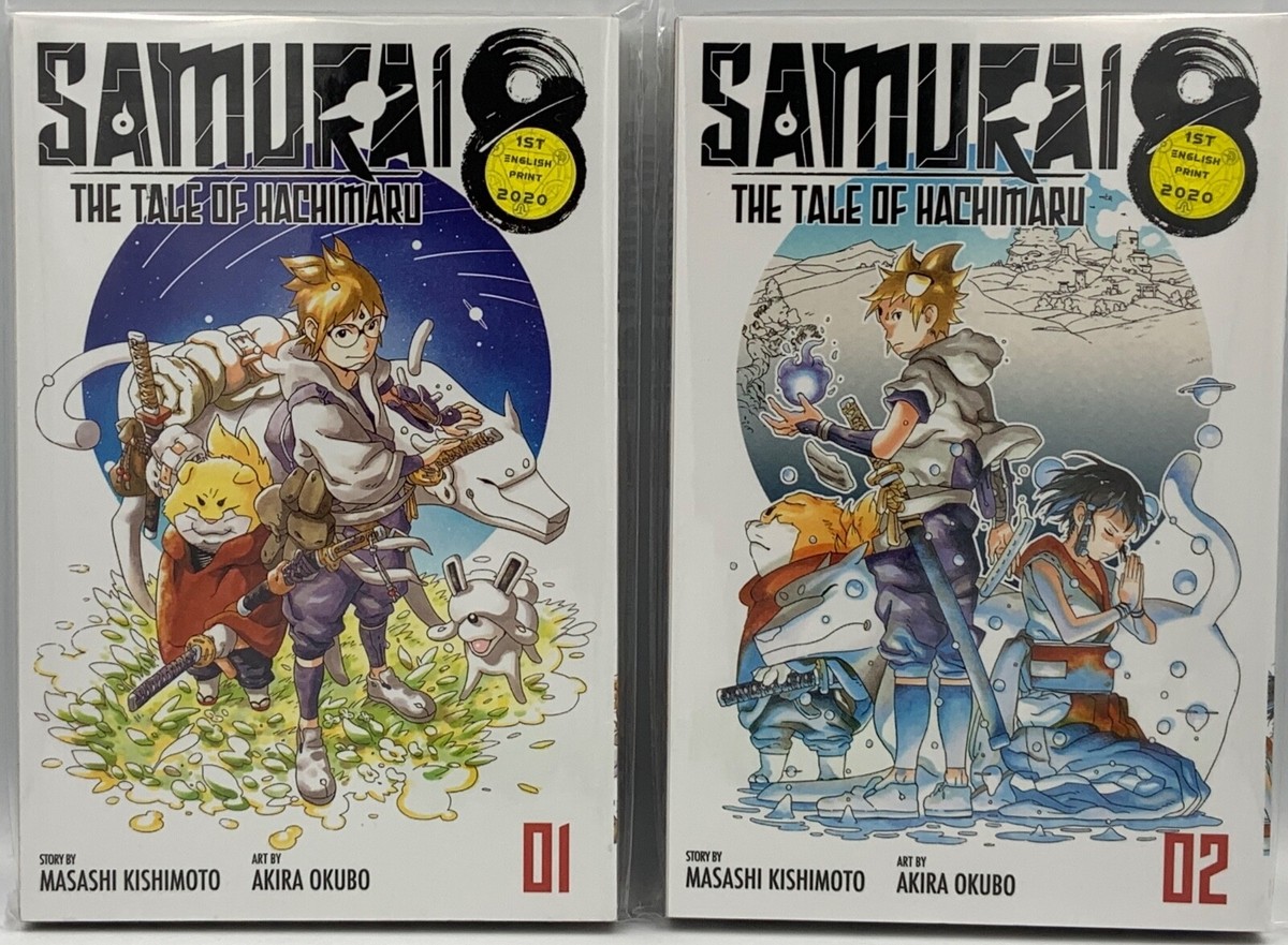 Samurai 8 The Tale of Hachimaru Manga Vol 1-2 Kishimoto Akira