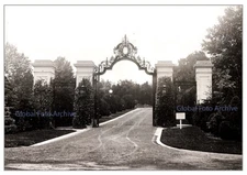 1920s George Widener Lynnewood Hall - Front Gate Photo Titanic Elkins Park PA