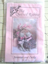 "Jeremiah & Cecily" by The Quilted Rabbit Sewing Pattern14" Tall Frogs