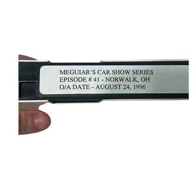 #ad Meguiars Car Show Series Episode 41 Norwalk OH VHS August 24 1996 Vintage $9.99