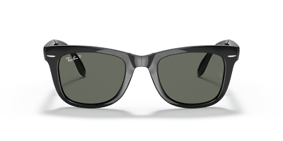 Ray-Ban Wayfarer Folding Classic Green Polarized Sunglasses RB4105