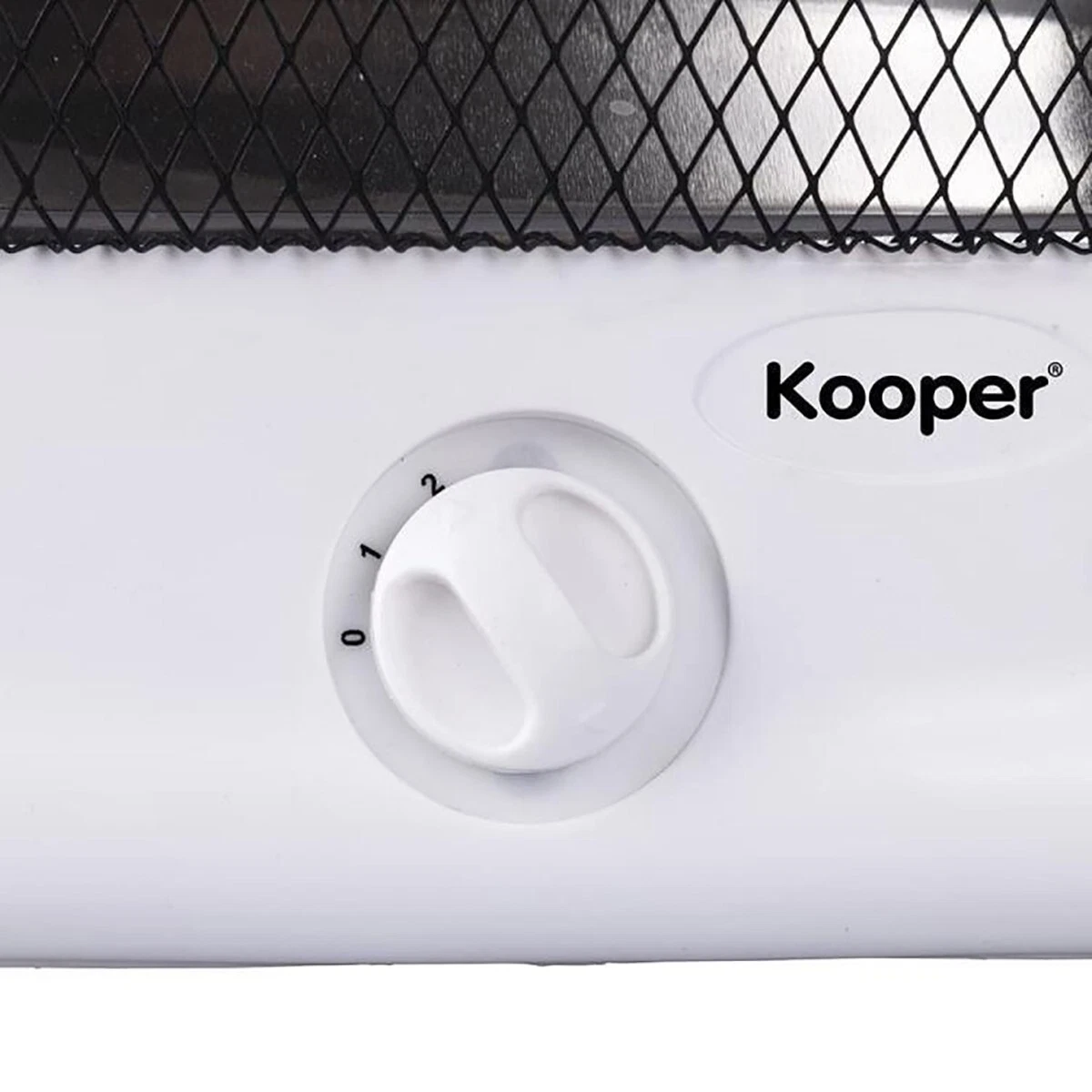 Kooper Thermo Estufa Eléctrica Un Cuarzo A 2 Elementos 400/800W Ola Halógena
