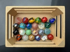 Mega Marble BAG OF 24 - 22mm SHOOTER MARBLES Brand New