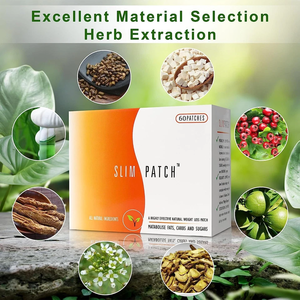 10/50/200 piezas parche delgado pérdida de peso adelgazante dietas almohadillas desintoxicación quemar grasa adhesivo Foto 3 de 4