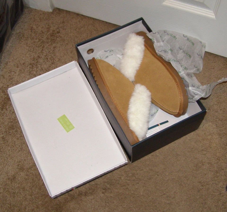 Zapatillas de gamuza Flexus Bronceadas talla 9 nuevas en caja de Sprig Step HECHAS EN ITALIA exterior/interior Foto 3 de 4