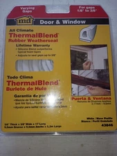New MD All Climate EPDM Rubber 3/8" Gap Door Window 17' Weatherstrip1/8" To 3/8"