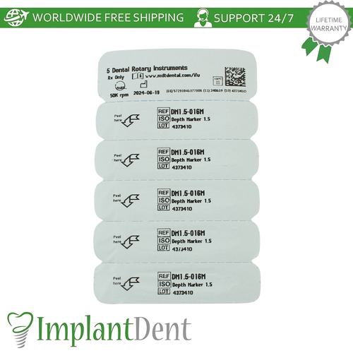 Dental MDT FG Diamond Depth Marker Burs Medium Grit Uniform Restorations Tool - Picture 8 of 12