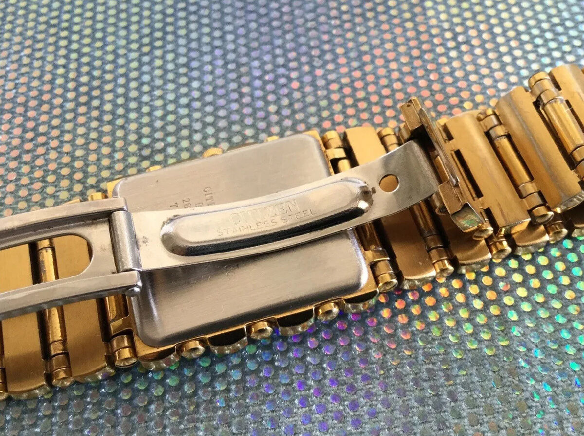 Vintage Citizen 2830-899521 SMG Gold Tone Mens Watch Quartz Vintage Citizen 2830-899521 SMG Gold Tone Mens Watch Quartz