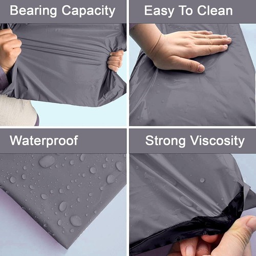 GREY MAILING BAGS STRONG POLY POSTAL POST POSTAGE SELF SEAL PACKAGING STRONG - Picture 2 of 15