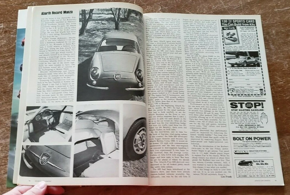 VTG MOTOR TREND SPORTS CAR GRAPHIC MAGAZINE #7 HONDA CIVIC VS PORSCHE 924 Foto 3 de 4