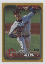 2024 Topps Series 1 Gold Foil Logan Allen #339 11cz