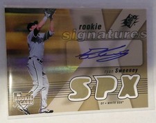 Ryan Sweeney 2007 SPx #132 AU (RC)