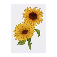 'Sunflowers' Temporary Tattoos / Transfers TO00028797 