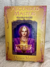 Ascended Masters Oracle Cards by Doreen Virtue 44 Deck With Guidebook OOP