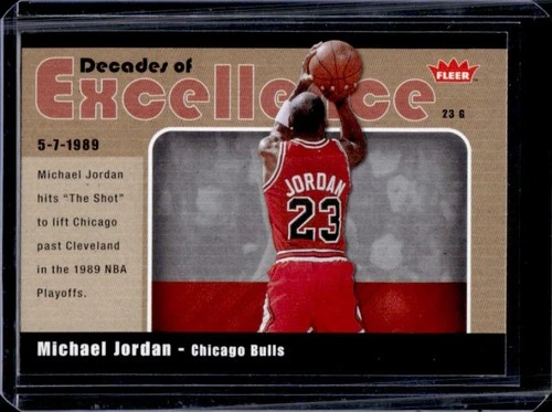 2007-08 Fleer Michael Jordan Decades of Excellence #3 Bulls