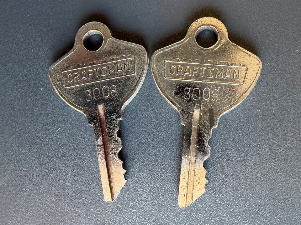 Original Craftsman Tool Box Key: Code 3008 or 8111 or 8035 or 8146 | eBay