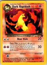 Dark Rapidash 44/82 Team Rocket Pokemon LP Unlimited