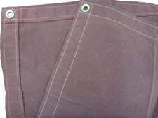 5 Ft. x 5 Ft. Brown 10 Oz. Canvas Tarp