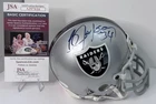 Bo Jackson Oakland Raiders Autograph Mini Helmet JSA Authentic  Acrylic Case