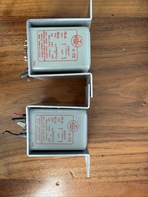 Lot of 2 UTC A-22 Audio Output Transformers - Vintage