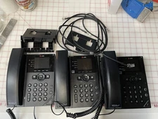 Lot of Three - Polycom VVX 250 Business IP POLY Phone POE 2200-48820-025 VVX250