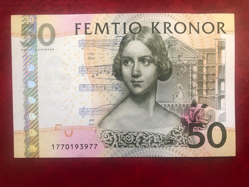 Sweden 50 Kronor Banknote ND 2004 Excellent/No Holes Or Bents/ UNCIRCULATED