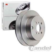 2X Nk Bremsscheiben 269Mm Voll Hinten Passend FÜR Toyota Corolla Prius Yaris |