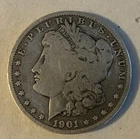 1901 -O Morgan Silver Dollar