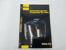 Nikon Sales Program 1992/93 German Edition Sales Brochure