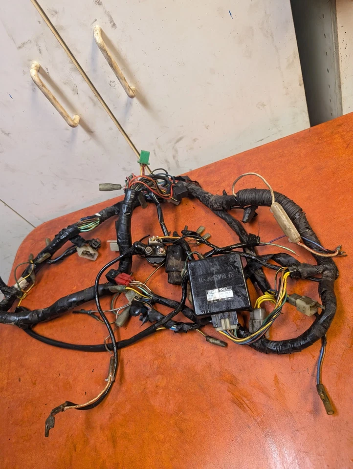 Kawasaki En450 A Ltd454 1986 motor CDI arnés de cableado cables de telar 454 Ltd Foto 4 de 4