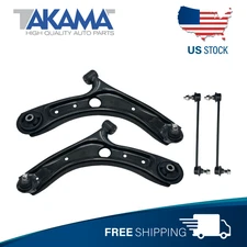 4 pcs Front Lower Control Arms+ Stabilizer end links for 20-25 Kia Soul