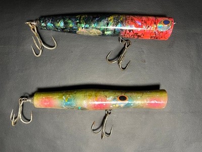 Kaida Lure 2 Set Trumpet Current Used Fish Fishing Tackle