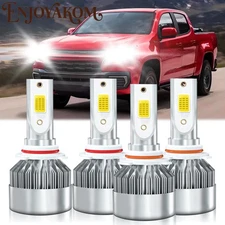 Combo LED Headlight Hi/Low Beam Bulbs For Chevrolet Silverado 1500 1999-2006