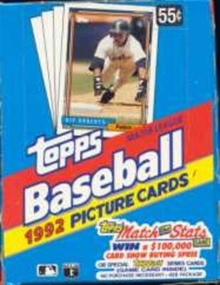 1992 Topps Baseball Cards Singles U-Pick NM .99 ea. #1-262  *.25 Total Shipping*