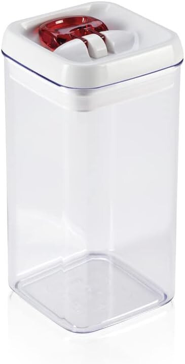 Leifheit Fresh and Easy Vorratsbehälter 1,2L, eckig, Vorratsdose, 31210 Kratzer
