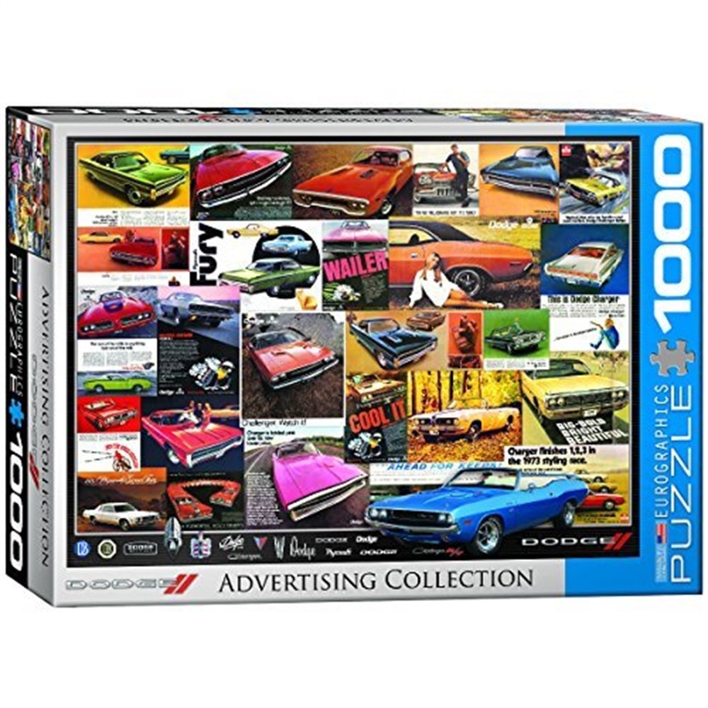 Eurographics Puzzle 1000pc -vintage Car Ads - Dodge - Vintage Piece Jigsaw Eurographics Puzzle 1000pc -vintage Car Ads - Dodge - Vintage Piece Jigsaw