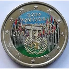 Portugal 2020 - Painted coin 2 Euro 75 Years ONU2
