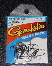  25 Pack Gamakatsu 208406-25 Octopus Circle H...