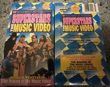 WWE Superstars The Music Video VHS SEALED Coliseum WWF Undertaker Bret Hart