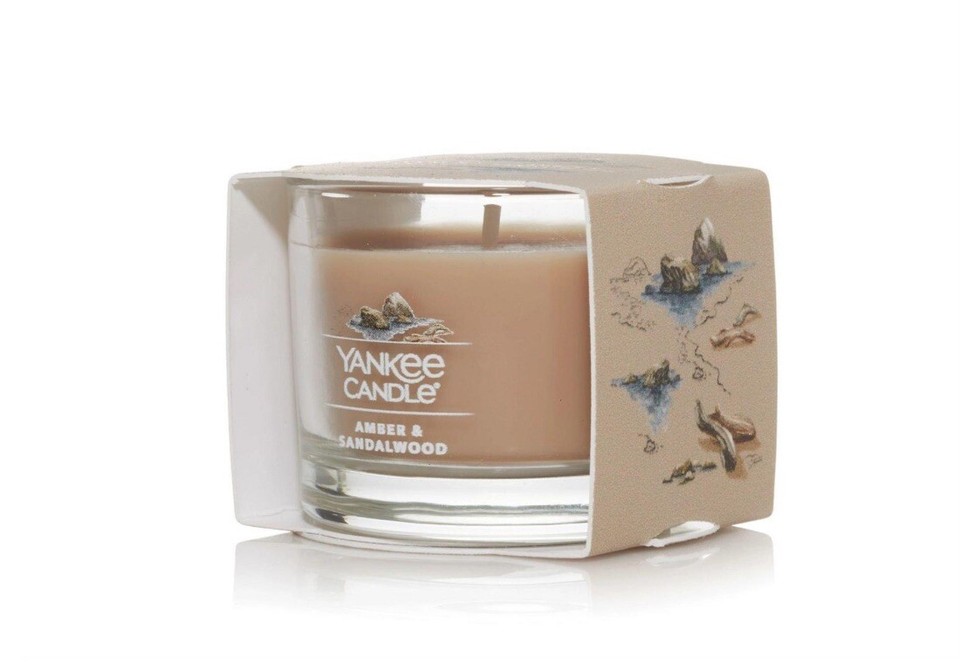 Yankee Candle MINI JAR AMBER/SANDALWOOD Brand New eBay