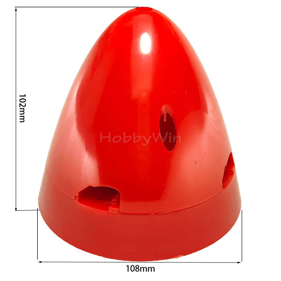 FMS part FMSSG106RT-V2 Spinner V2 Red for 1700mm P51D RC Giant Warbird Airplane - Image 2 of 4