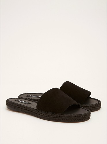 wide width slide sandals