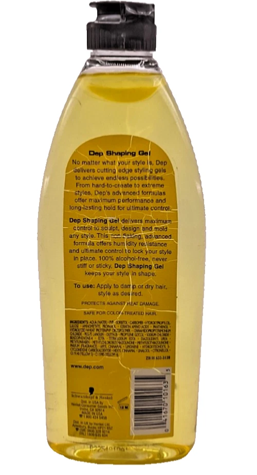 Dep Shaping Molding Gel #7 Strong Hold Sculpt. Control. Non-flaking 12 Oz - Image 2 of 2